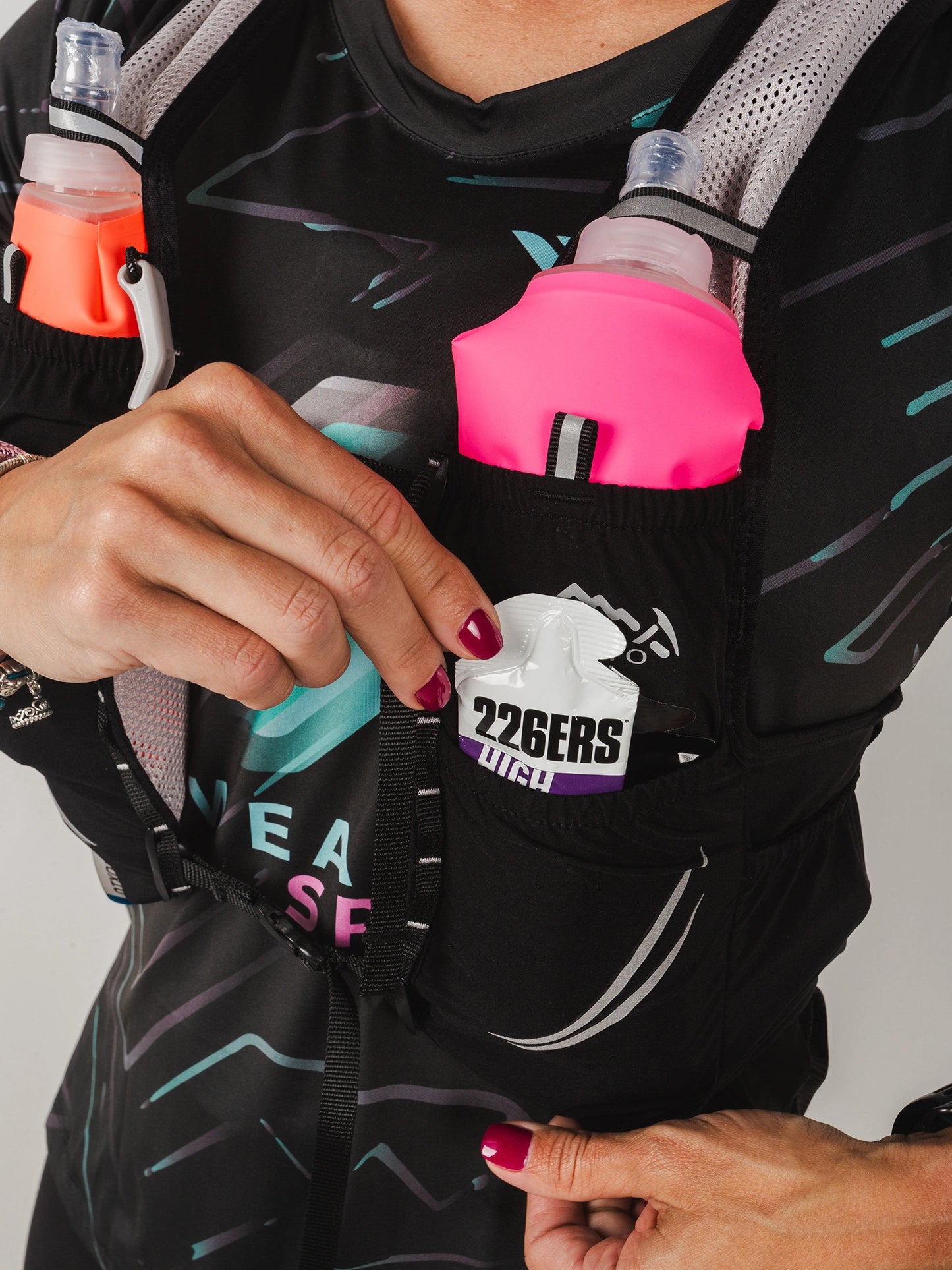 Chaleco de Trail + Softflask 250 ML Obsequio