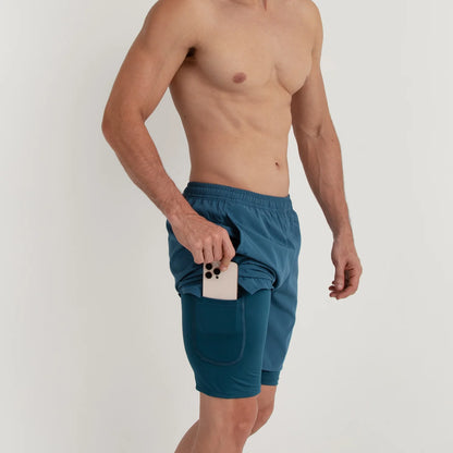 Pantaloneta con licra 2 en 1